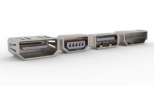 3D USB PORT 2 model