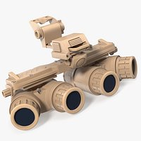 Wide-Angle NVG System with Mount Tan