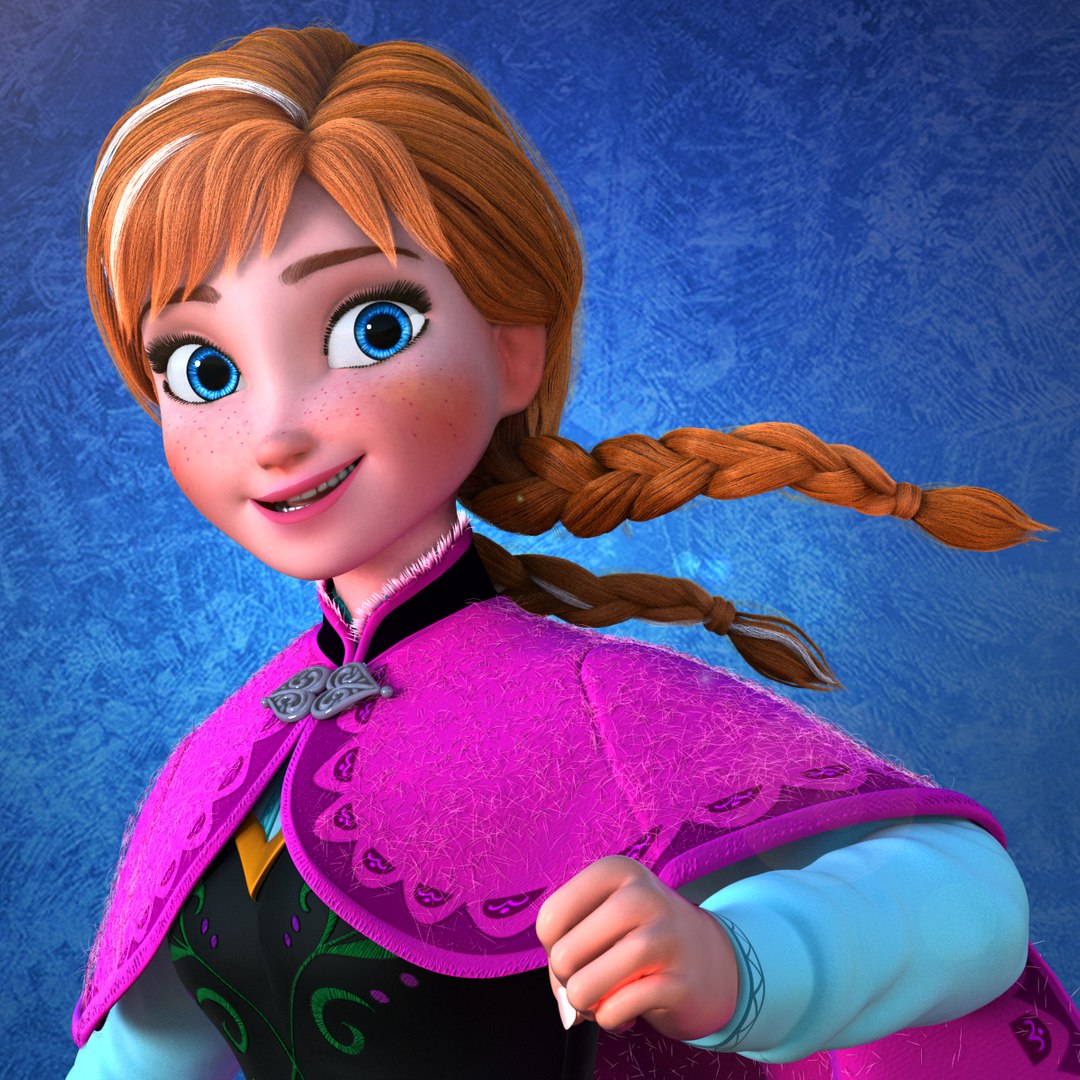 3d Model Princess Anna