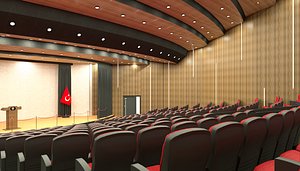 3D hall auditorium
