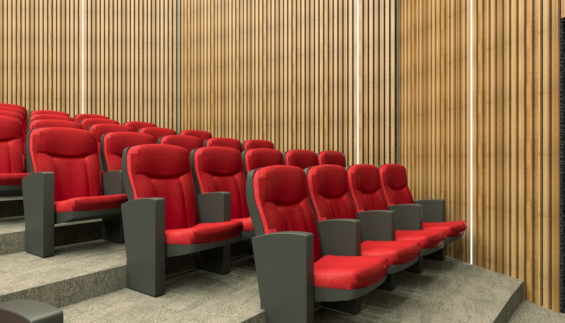 3D Hall Auditorium - TurboSquid 1689667