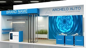 3D exhibition booth