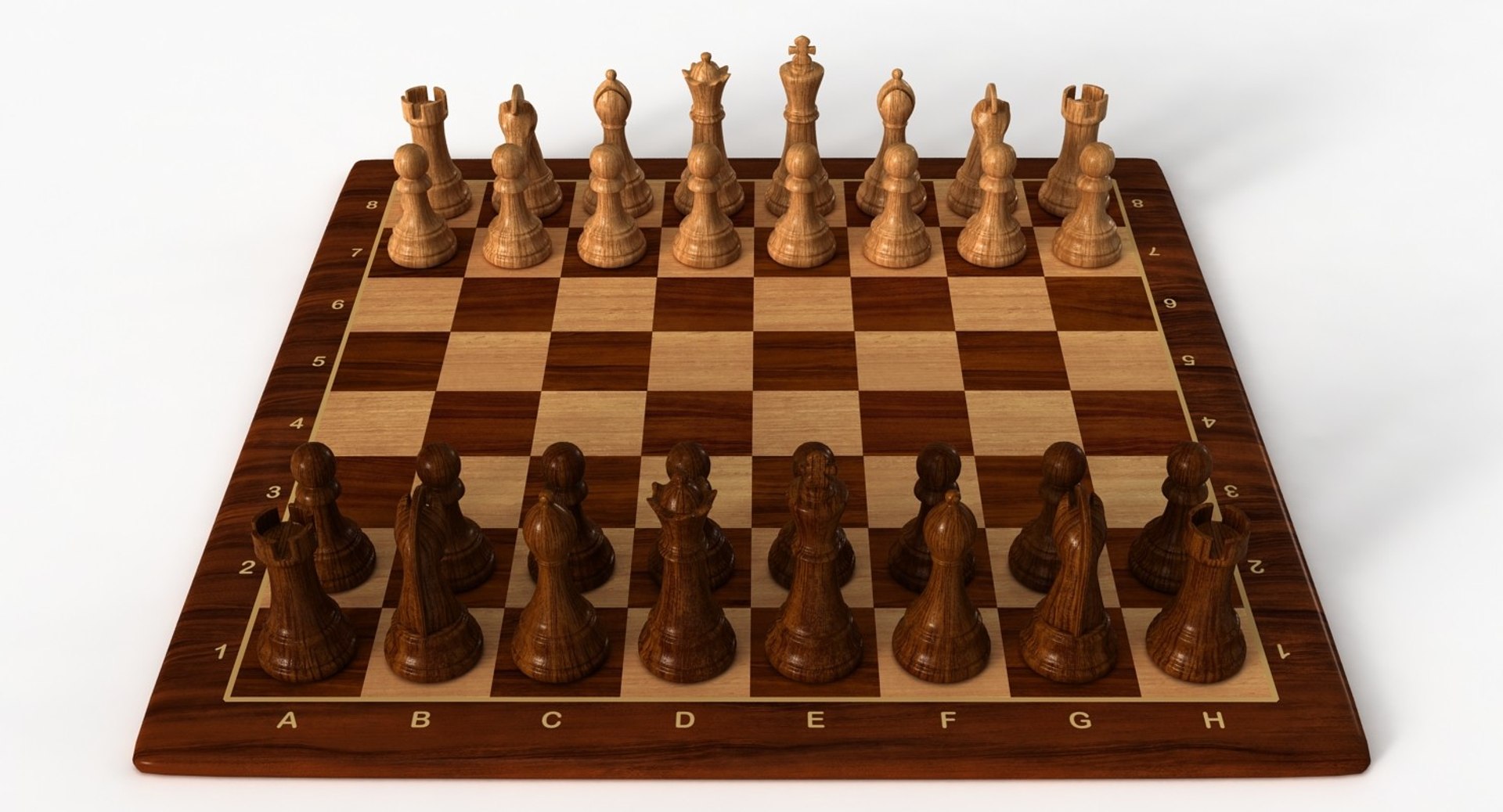 3d Chess Set Model