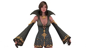 Queen Girl 3D model