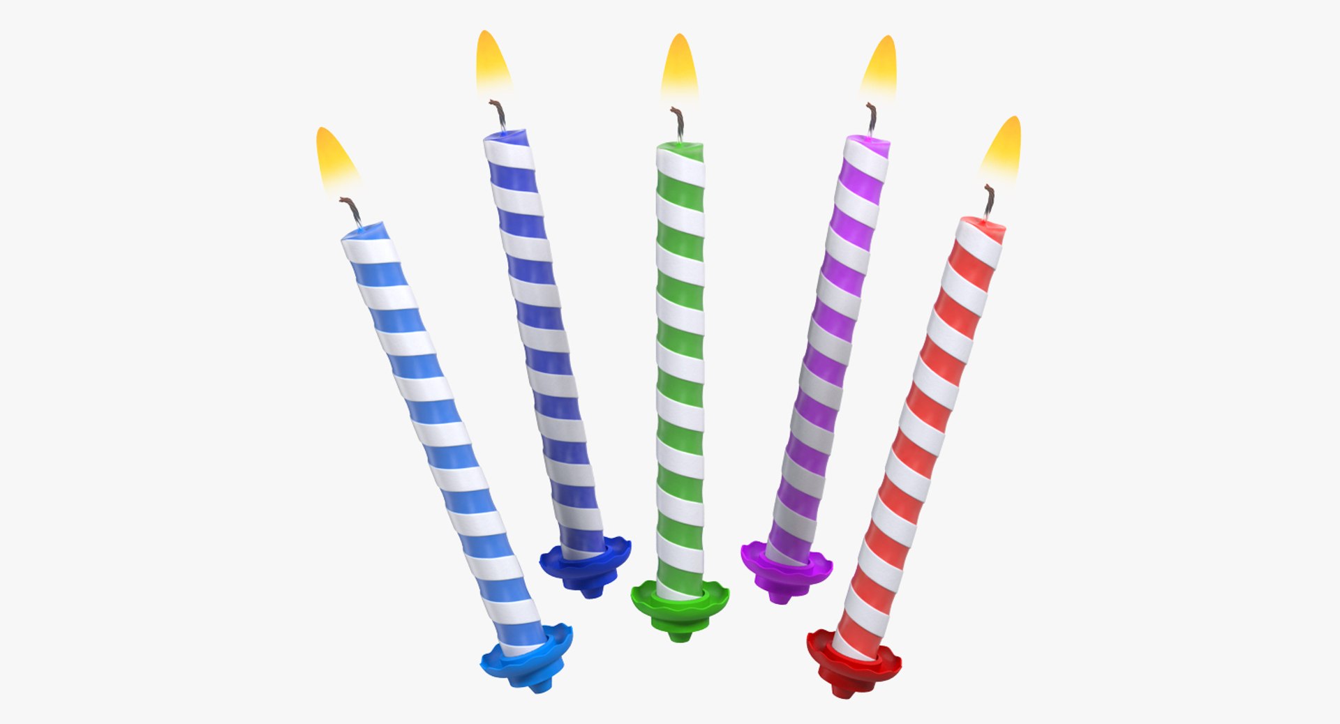 Happy Birthday Collection 6 3D model preview