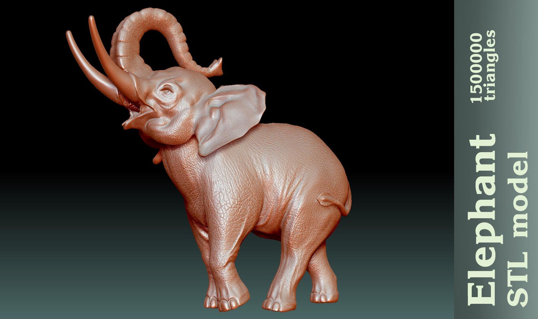 Stl Elephant 3d Model