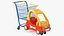 3D Supermarket Toy Car Shopping Trolley model
