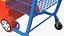 3D Supermarket Toy Car Shopping Trolley model