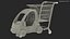 3D Supermarket Toy Car Shopping Trolley model