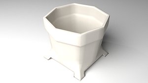 flowerpot 4 3D model