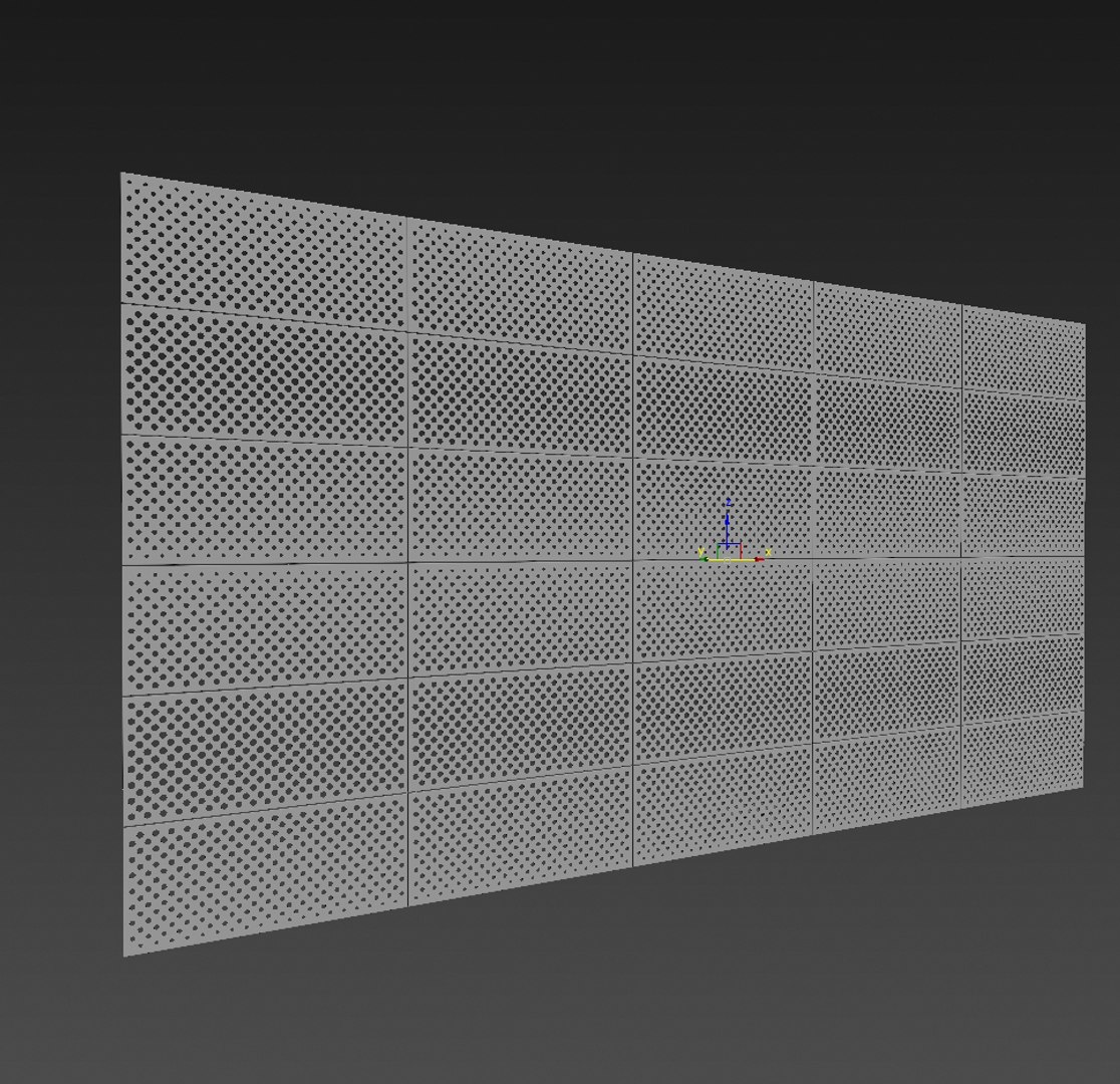3D Architectural Perforated Metal - TurboSquid 1276384
