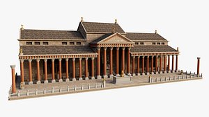 3D Ancient Roman Temple