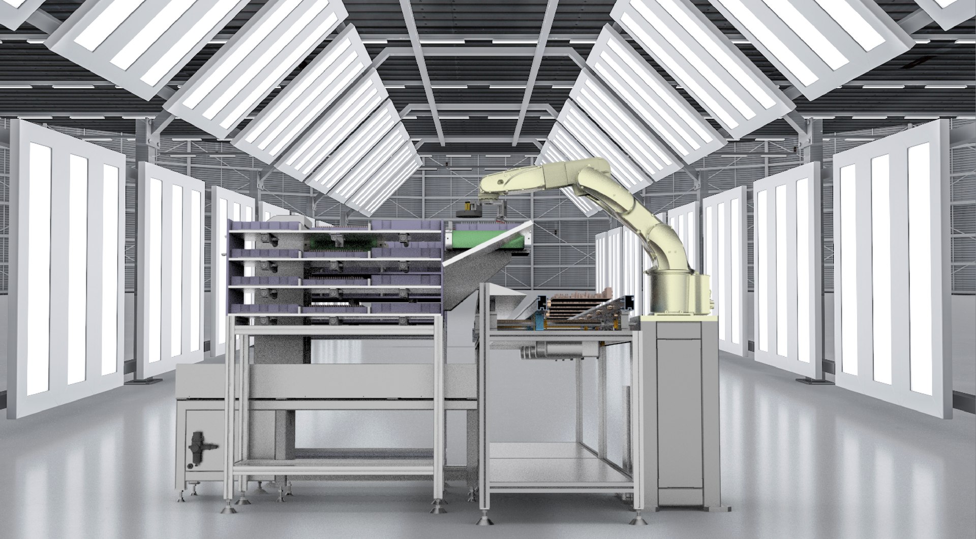 Automatic Memory Module Assembly Machine 3D Model - TurboSquid 1792409