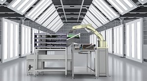 Automatic memory module assembly machine