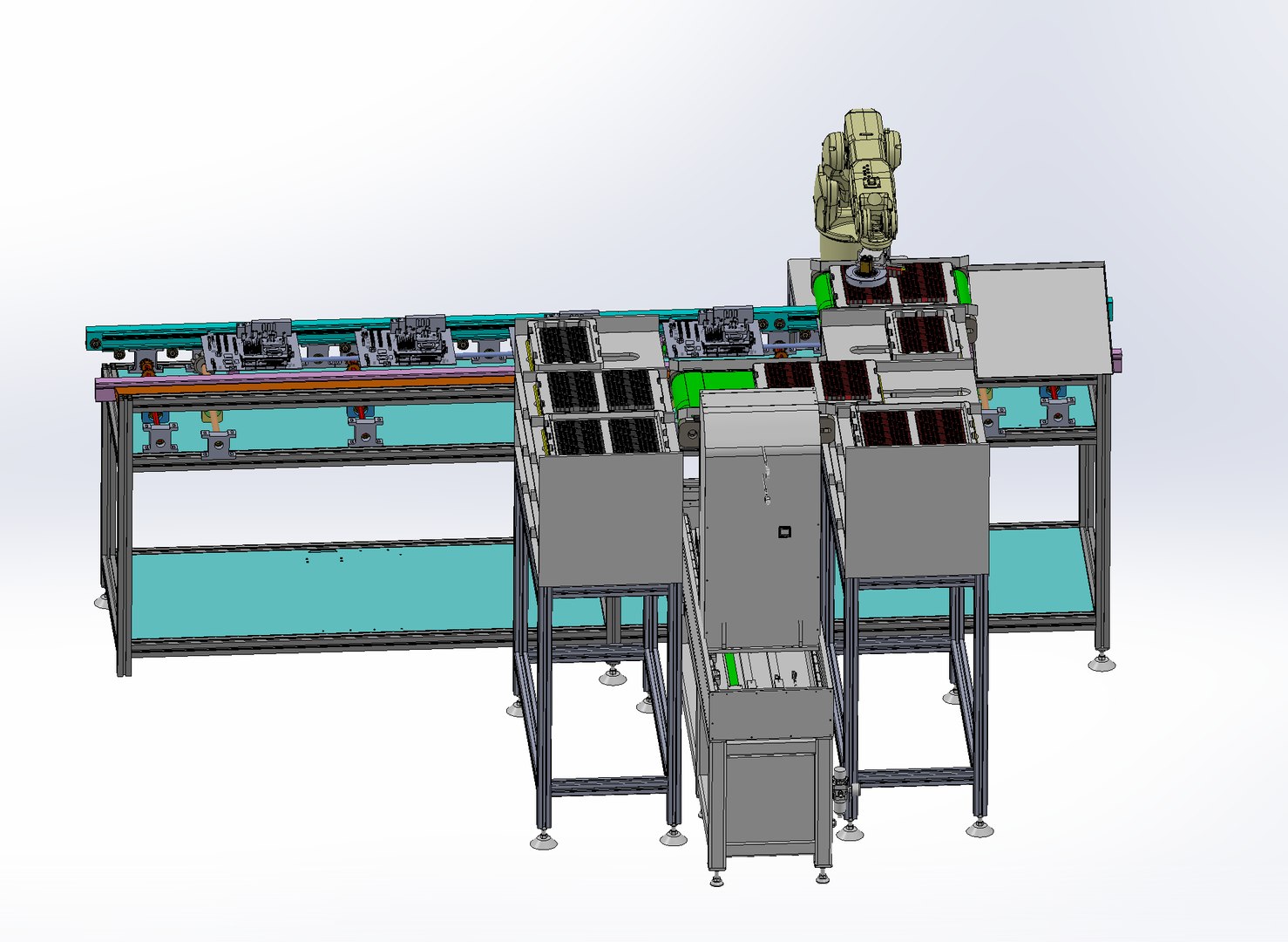 Automatic Memory Module Assembly Machine 3D Model - TurboSquid 1792409