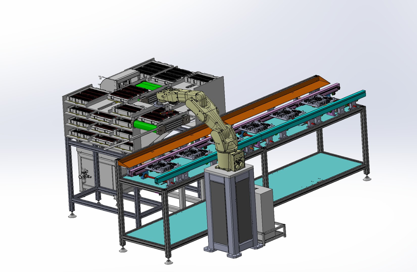 Automatic Memory Module Assembly Machine 3D Model - TurboSquid 1792409
