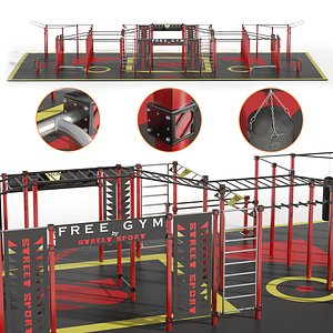 workout sport street 3D