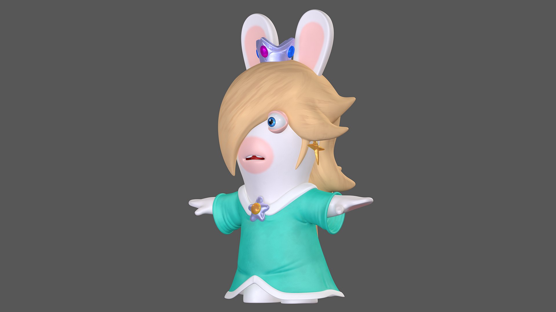 Rabbid Rosalina - Super Mario Wiki, the Mario encyclopedia