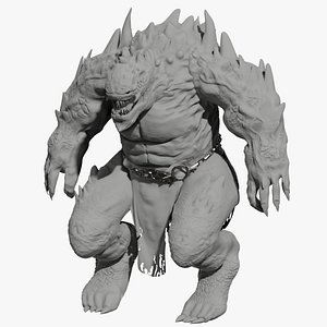 3D monster creature