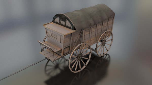 German supply military wagon 3D - TurboSquid 1445807