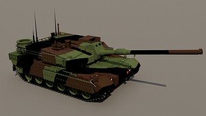 3D K2 PL 6 wheels ver model