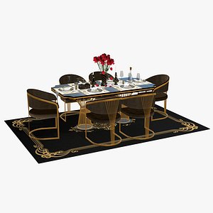 Dining Chair Set Classic Luxury
