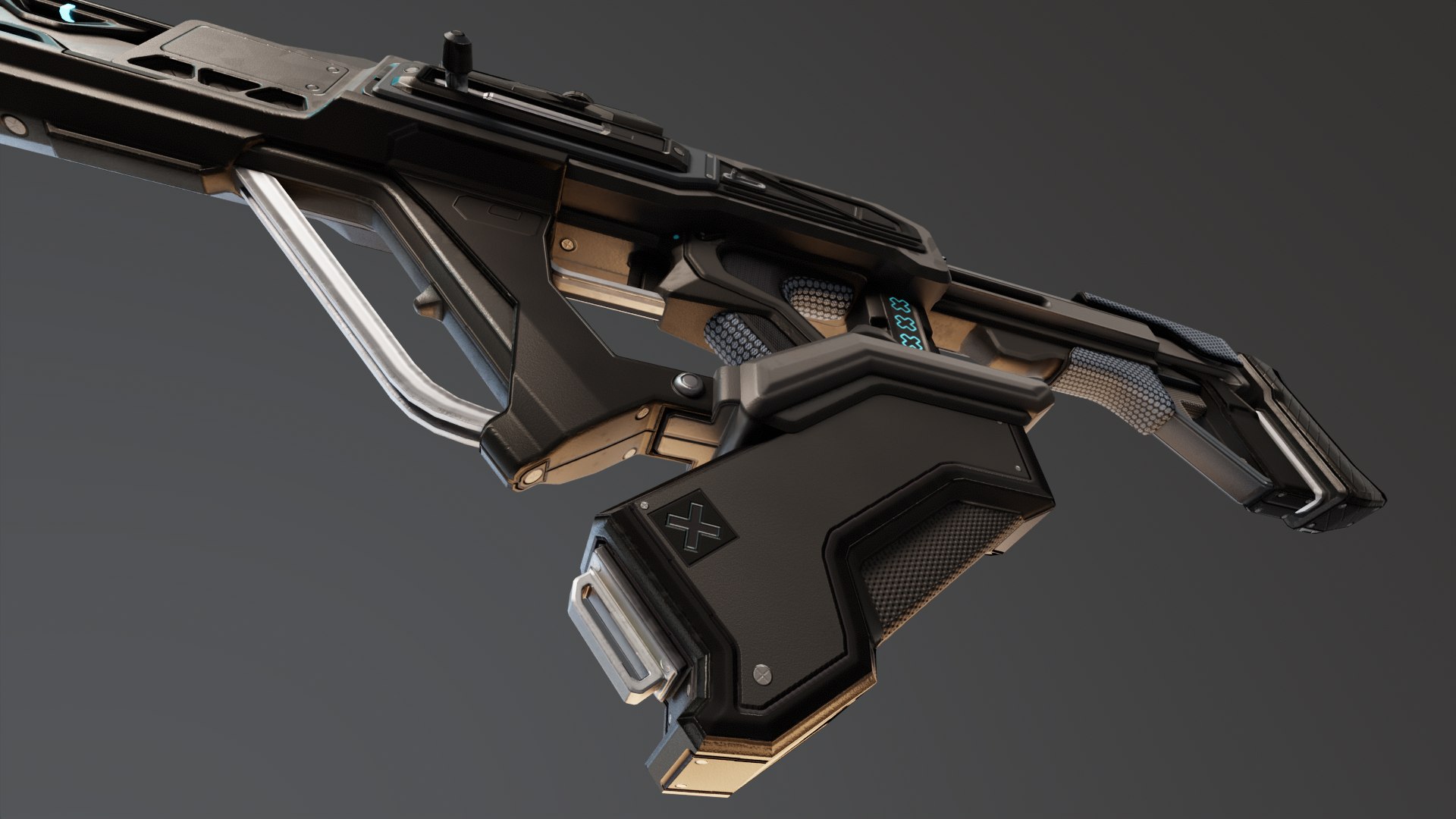 3D Sci-Fi Assault Rifle Model - TurboSquid 2279173