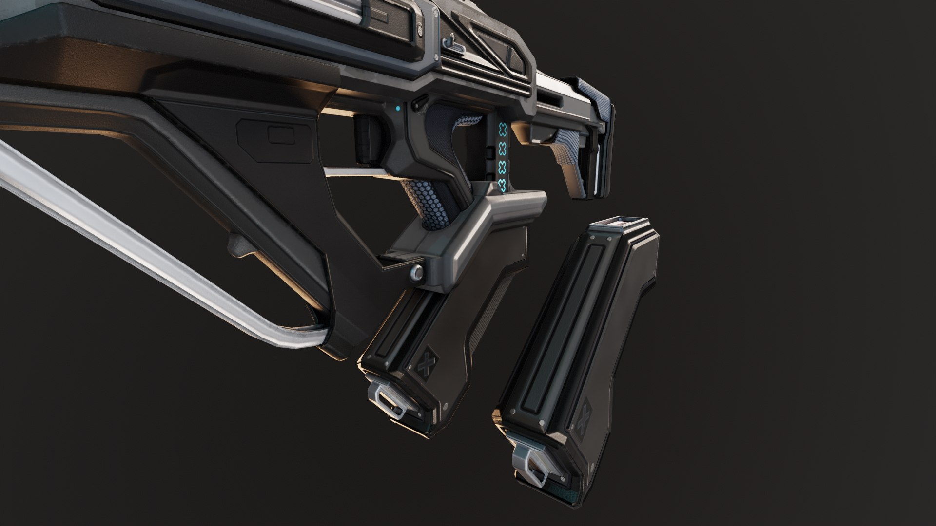 3D Sci-Fi Assault Rifle Model - TurboSquid 2279173