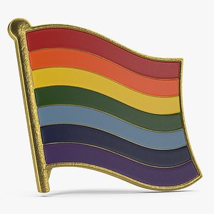 Rainbow Gay Pride Flag Lapel Pin