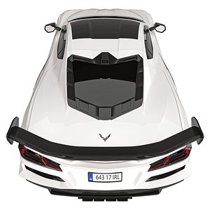 3D Chevrolet Corvette 01 model