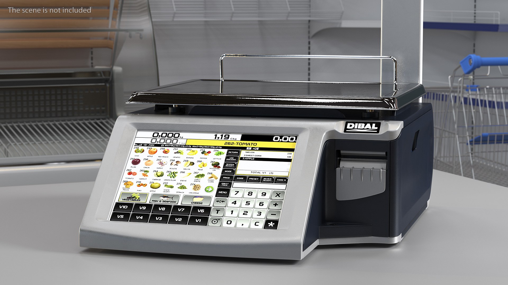 Dibal D955T Self Service Scales 3D Model - TurboSquid 1891342