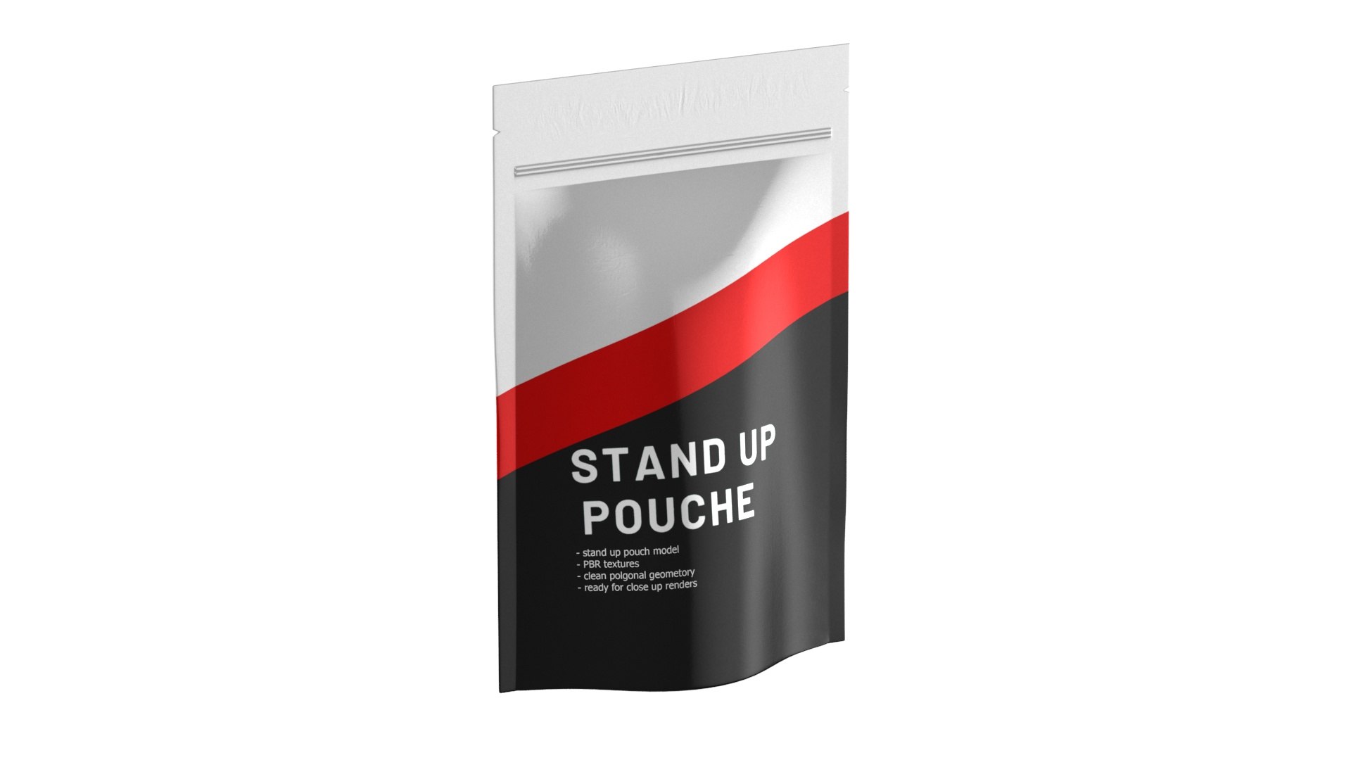 3D Stand Up Pouch V1 PBR Model - TurboSquid 2246488
