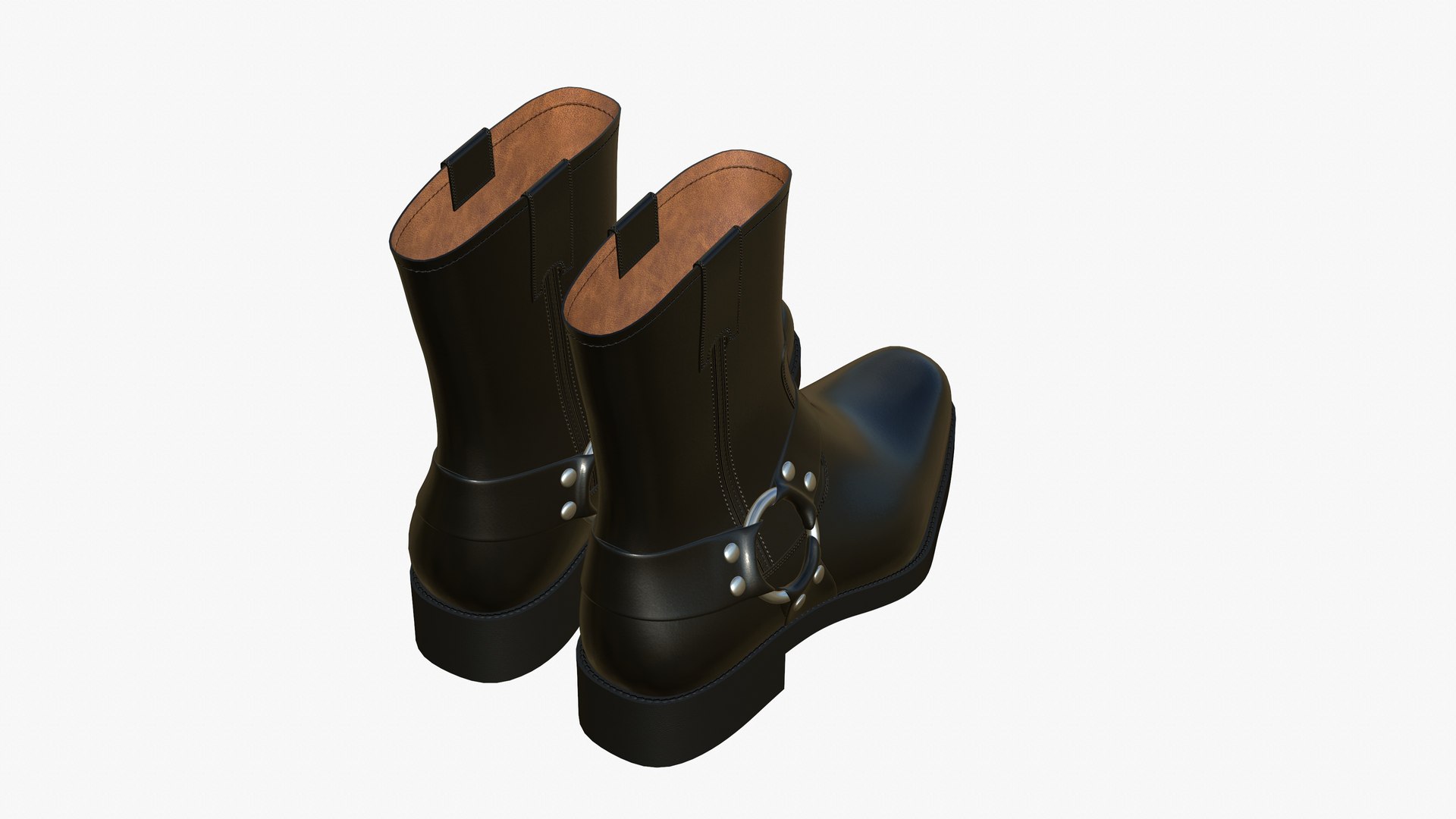 Leather Boots 3D Model - TurboSquid 1817102