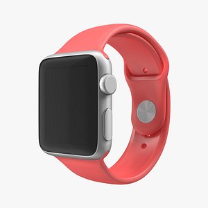 3d apple watch 38mm fluoroelastomer model
