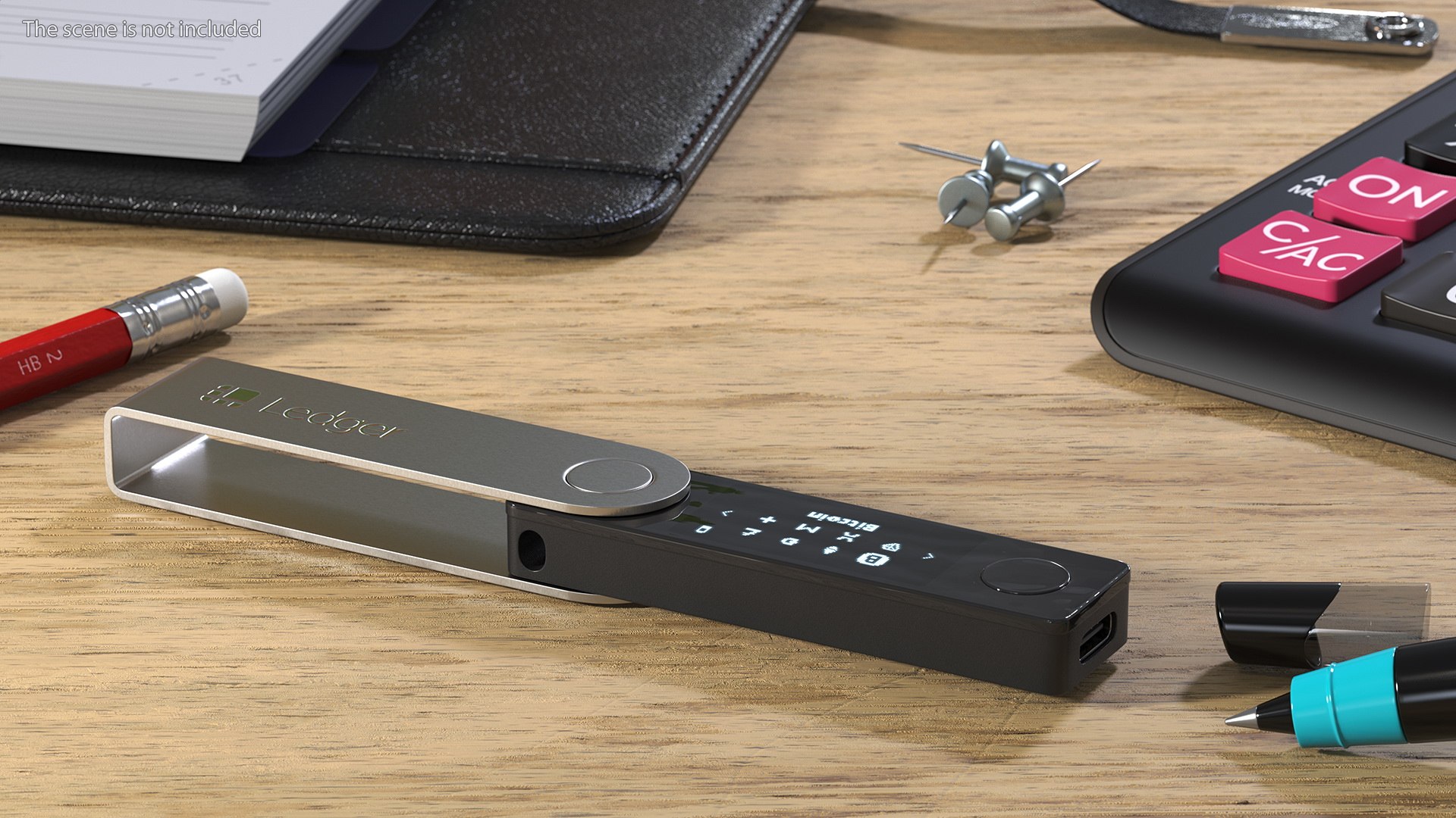 3D Ledger Crypto Wallet Nano-X - TurboSquid 1903135