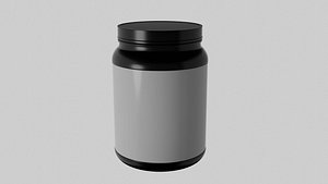supplement bottle model