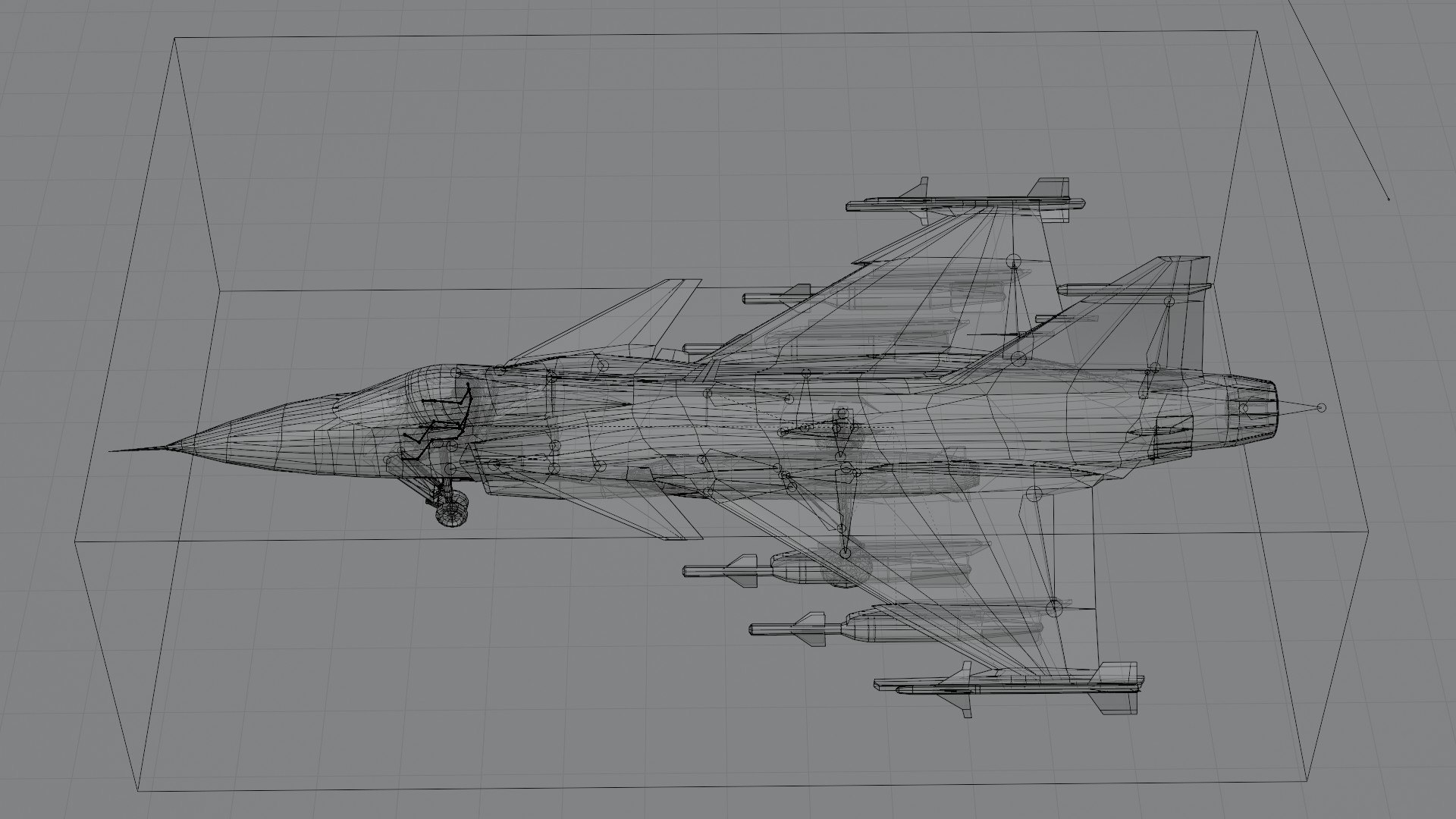 Saab JAS-39 Gripen jet fighter lowpoly 3D model https://p.turbosquid.com/ts-thumb/0e/vL5zH1/Jp/preview03/jpg/1707342478/1920x1080/fit_q87/63694ad3f56335a889b8a18bebeba2204cb5f698/preview03.jpg