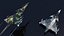 サーブJAS-39グリペンジェット戦闘機ローポリ