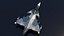 サーブJAS-39グリペンジェット戦闘機ローポリ
