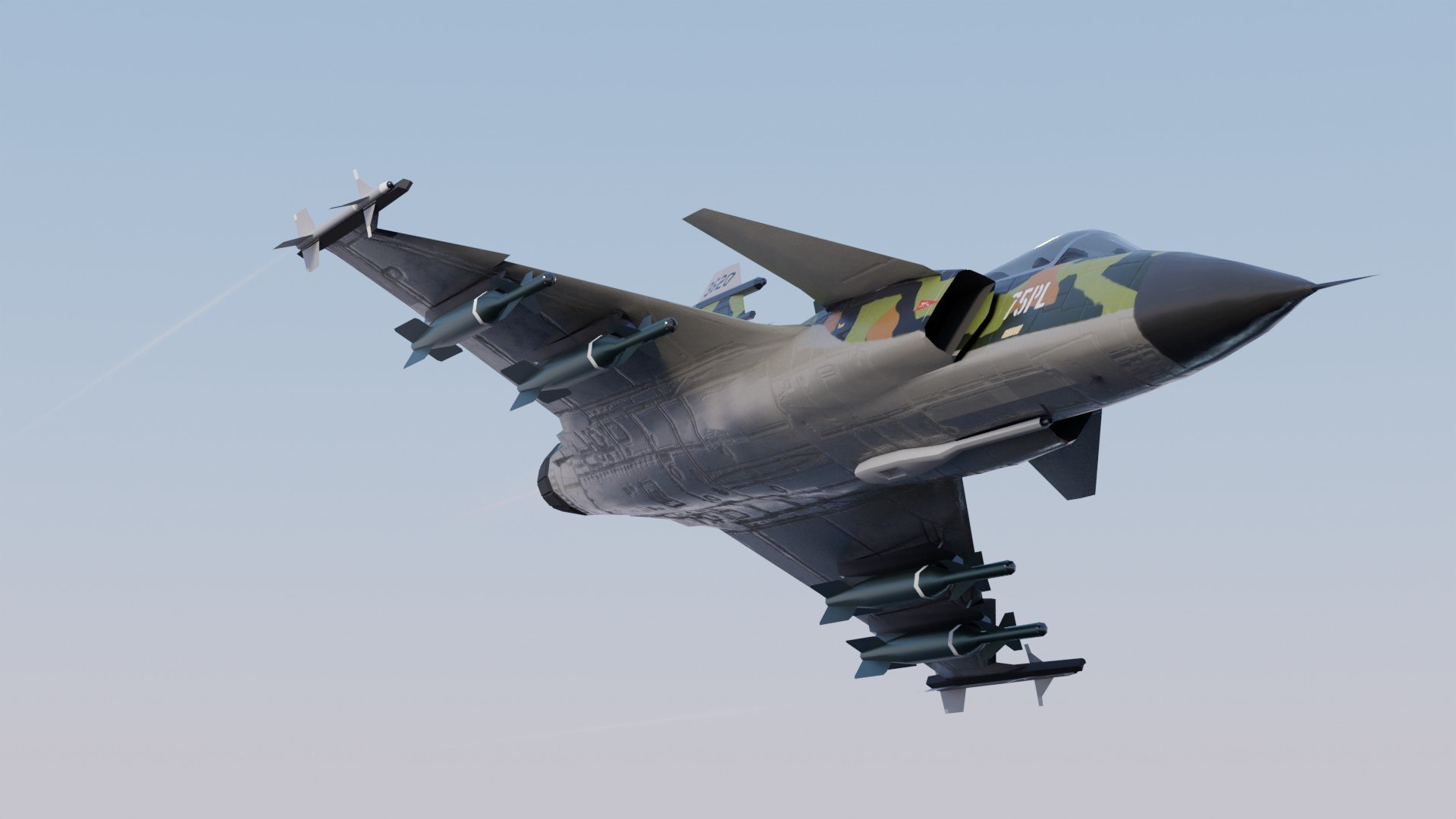 Saab JAS-39 Gripen jet fighter lowpoly 3D model https://p.turbosquid.com/ts-thumb/0e/vL5zH1/qM/preview11/jpg/1707342481/1920x1080/fit_q87/807ebebc39a54c18d740099964099fdae02633bd/preview11.jpg