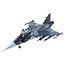 サーブJAS-39グリペンジェット戦闘機ローポリ