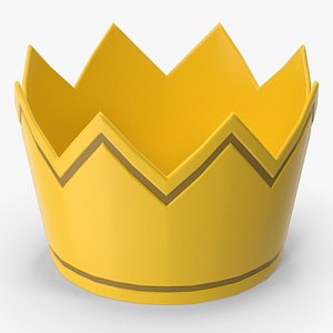Cartoony Crown 3D model