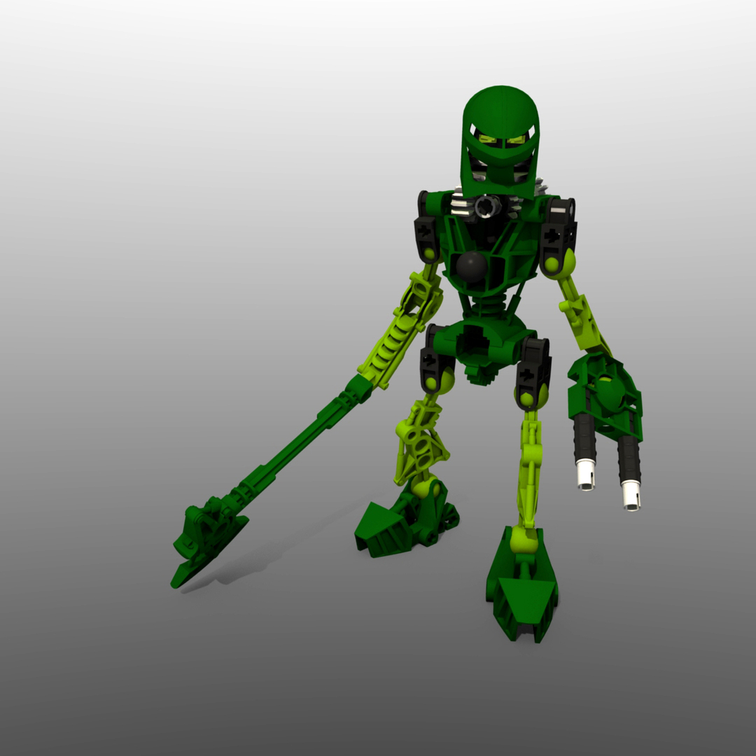 kompakt Lover og forskrifter Sukkerrør lego bionicle lewa - 3d model