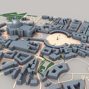 Vatican City 3D model