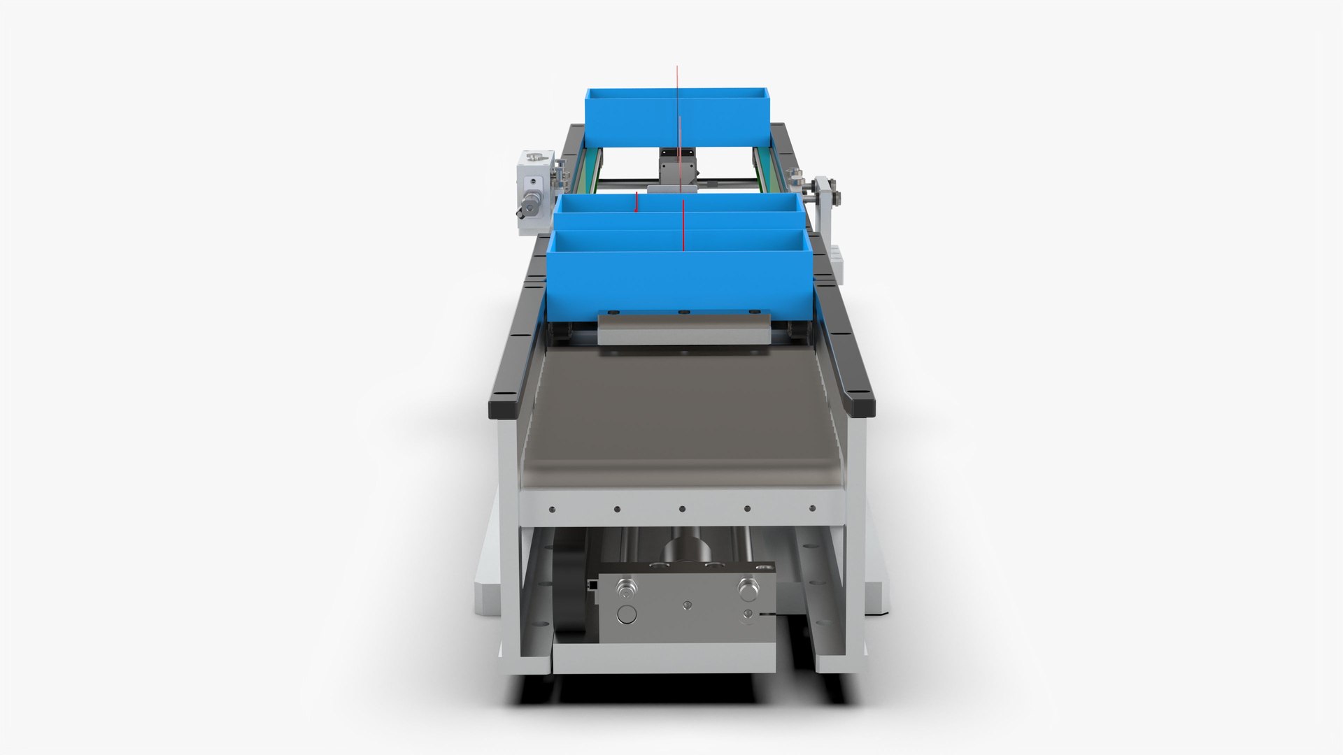 Box Conveyor Belt Line Model - TurboSquid 2027078