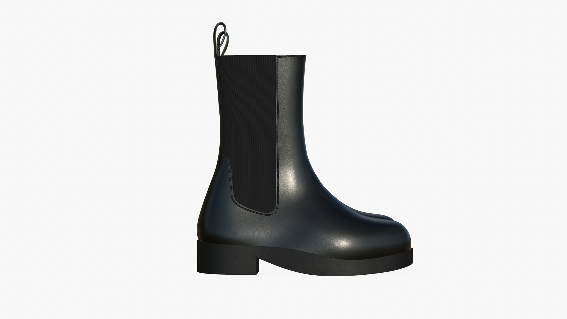 Realistic Leather Boots V14 3D - TurboSquid 1954172