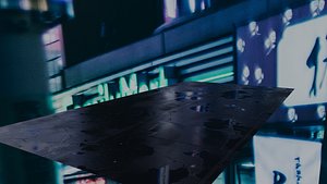 Road and rain 3D model