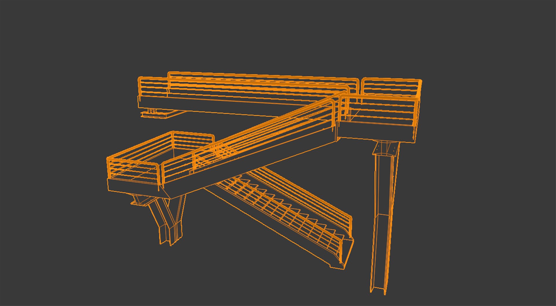 3D model Passarela-Pedestrian Bridge https://p.turbosquid.com/ts-thumb/0f/E4mzuY/XJ/wireframe/png/1644733452/1920x1080/fit_q87/d2238c1e5cbe74075bc2cc0d7bdc5578ab1a77e3/wireframe.jpg