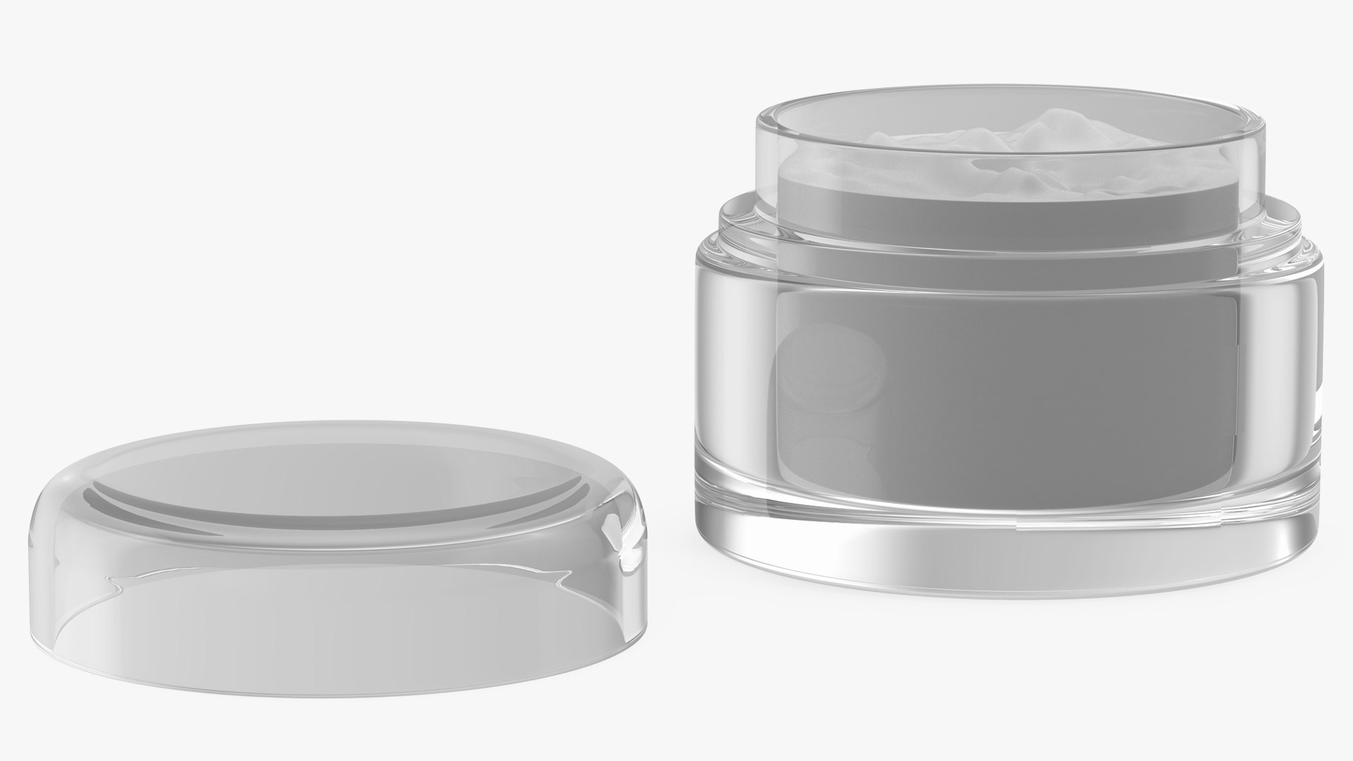 Skin Cream White 3D model preview