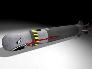 torpedo missile 3d model